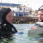 PADI IDC Staff Instructor gets pointers during training